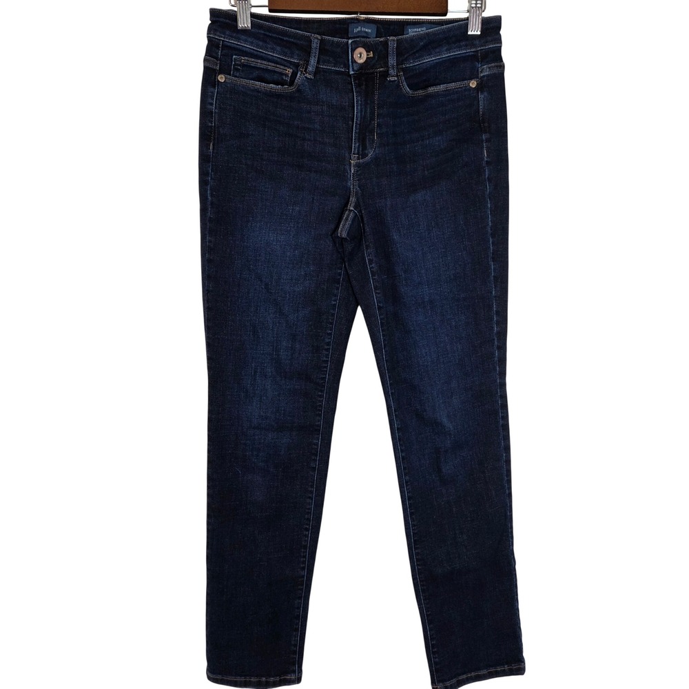 J Jill Boyfriend Straight Ankle Jeans Womens Stretch Casual Denim Size 4